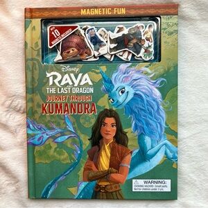 Disney Raya & The Last Dragon Journey Through Kumandra Magnetic Fun Book NEW